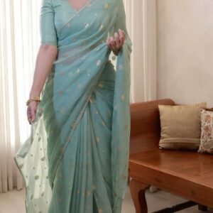 Premium jacart saree c11