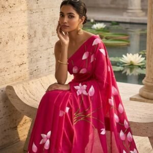 Lotus Design saree c2