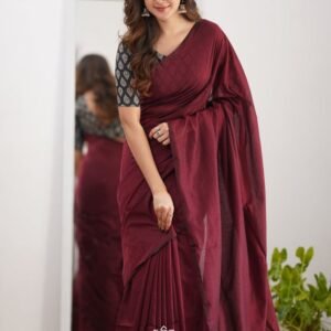 Dye & Dye Mulmul saree c5