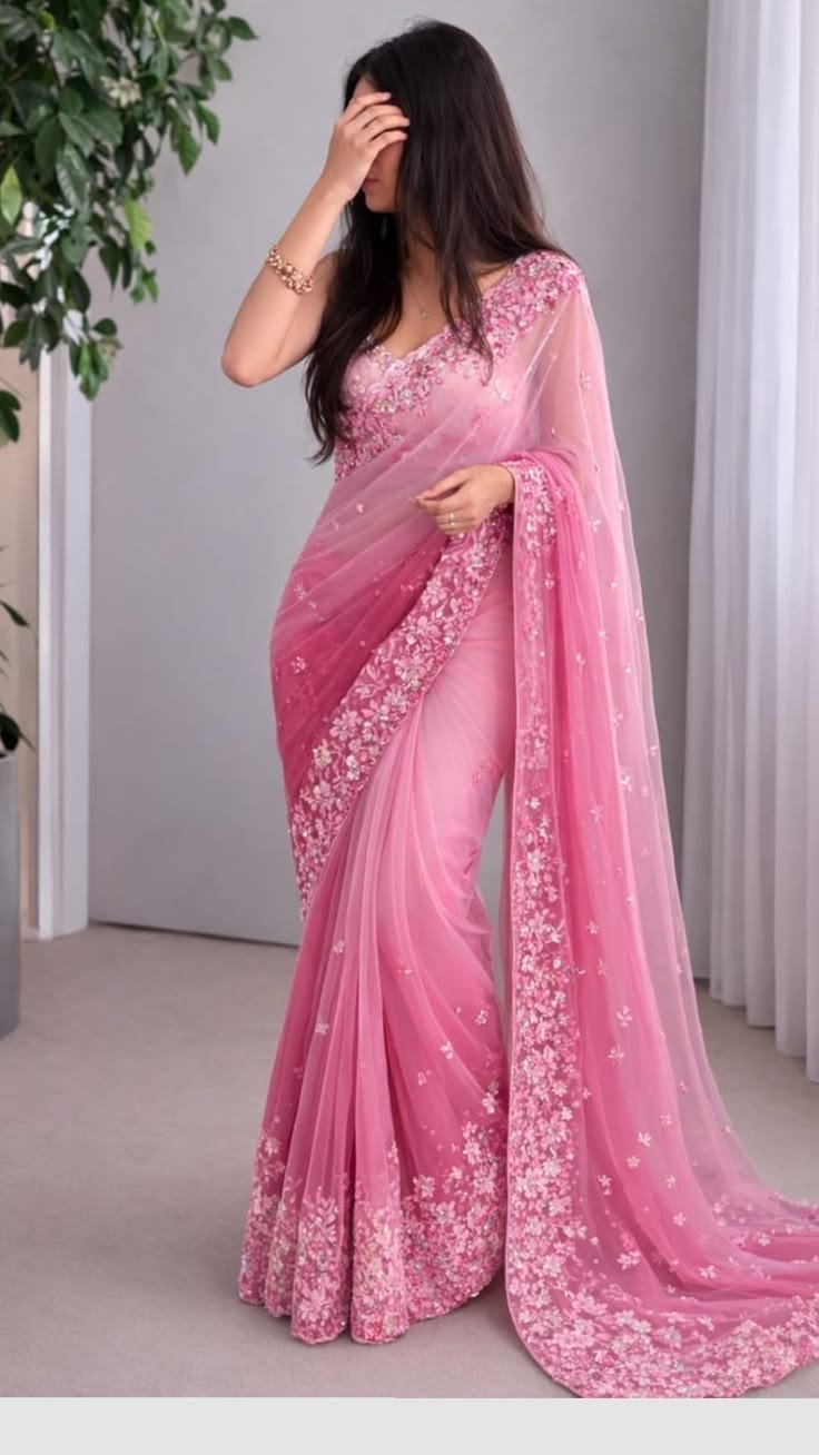 Stone Work Saree c9c