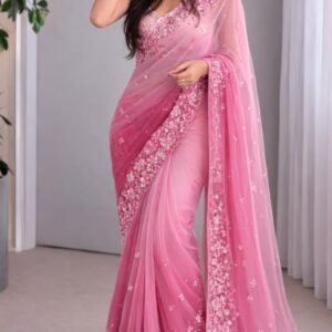 Stone work saree c9