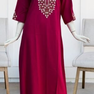 Premium 3/4 nighty a15