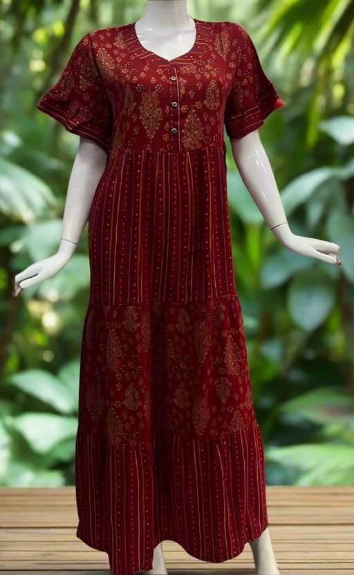 Premium Havi Frock Nighty a17a