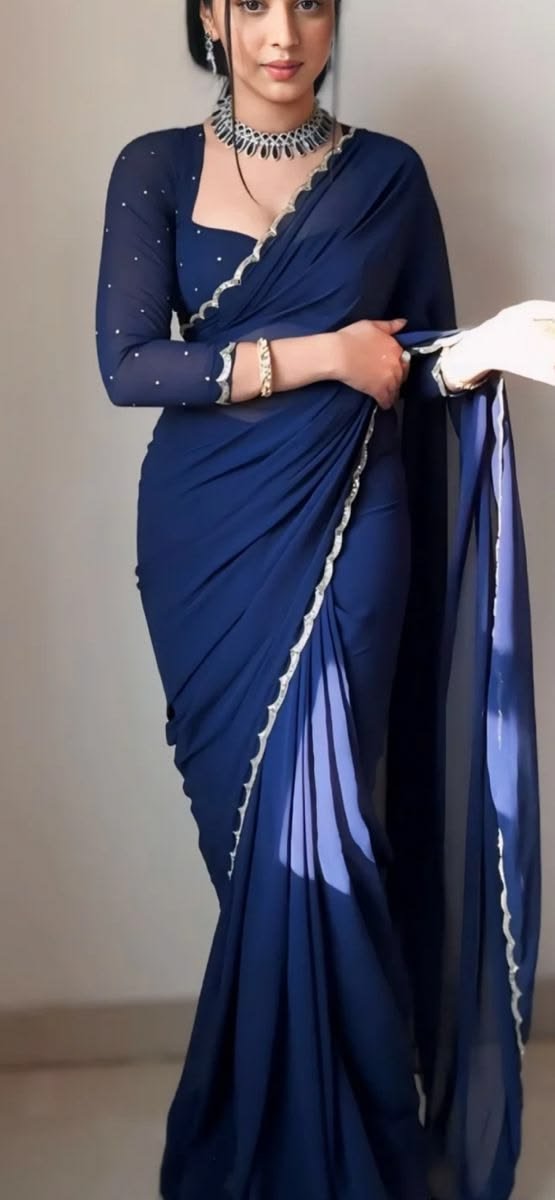 Plain Sarees nnn4
