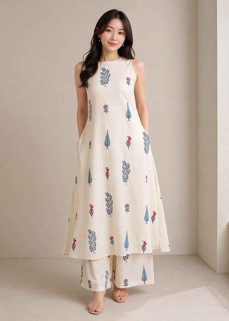 Butterfly Printed Kurti e2e