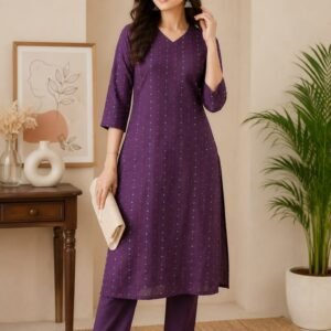 Stylish cotton blend kurti e6
