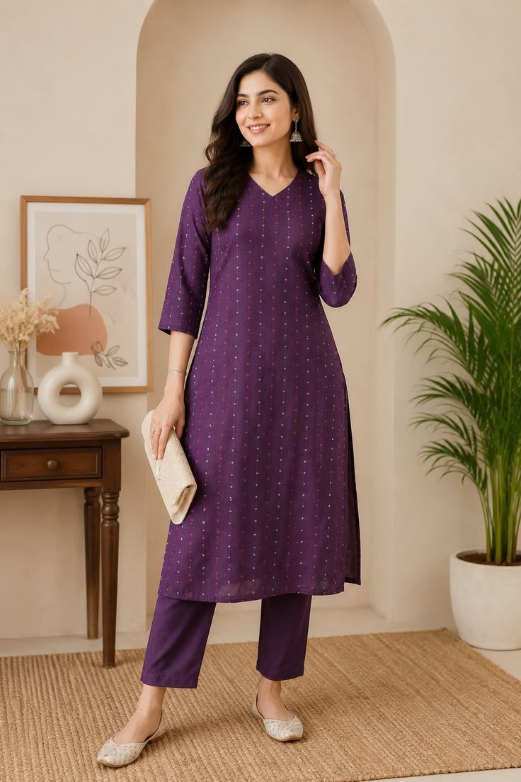 Stylish Cotton Blend Kurti e6e